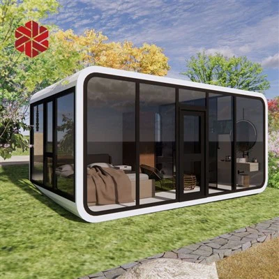 Moderne Tiny Apple Cabin Home Luksus med multifunksjonelle funksjoner