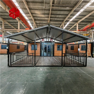 Utvidbar prefabrikkert containerhus 20 fot