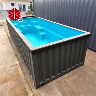 Innebygd prefab container svømmebasseng